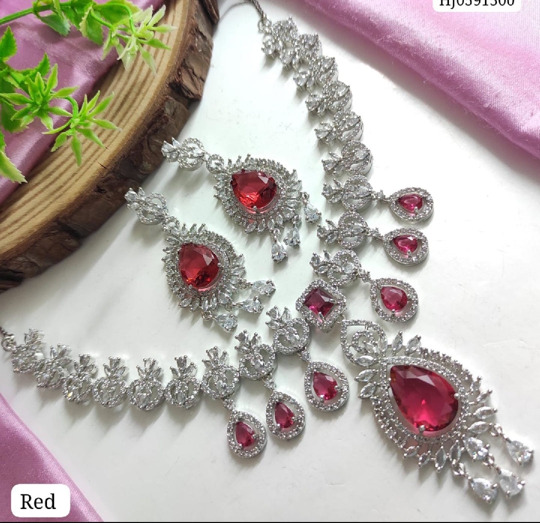 American diamond necklece