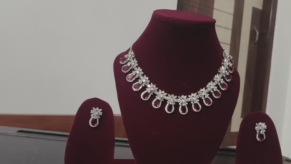 American Diamond Jewellery Set for Women | Elegant Wedding Collection – Tiyana Jewels