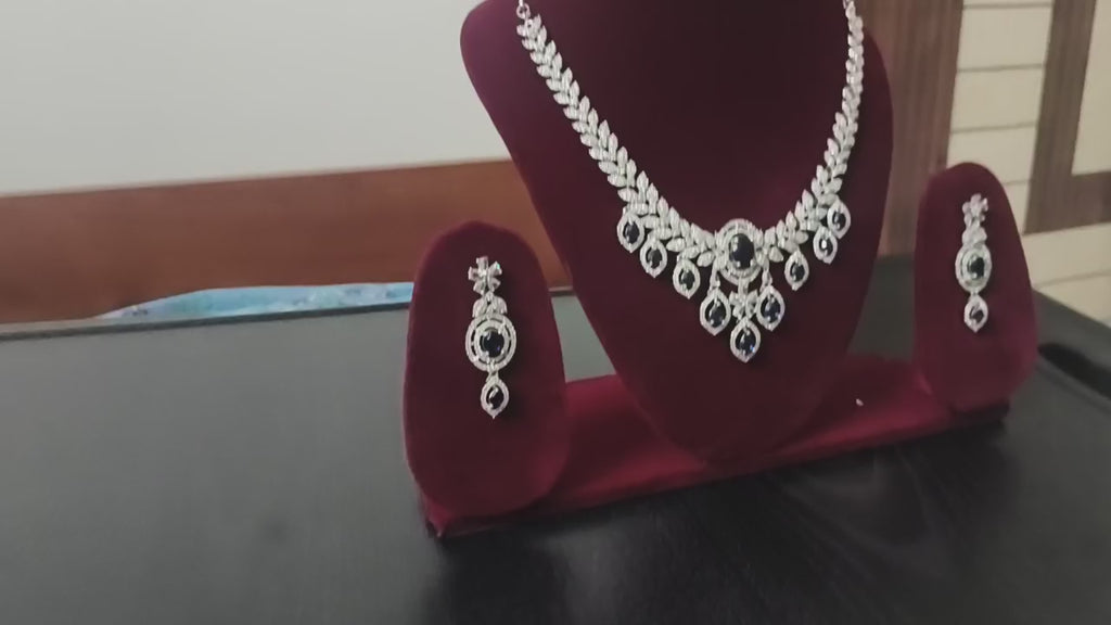 Bridal American Diamond Jewellery Set | Luxury AD Collection – Tiyana Jewels