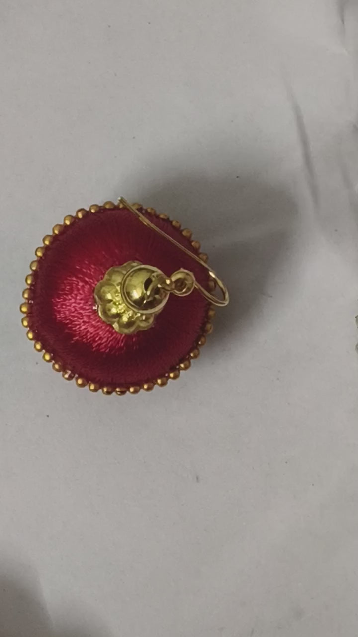 Designer Silk Thread Necklace Set with Earrings | South Indian Style – Tiyana Jewels ₹ 395.00