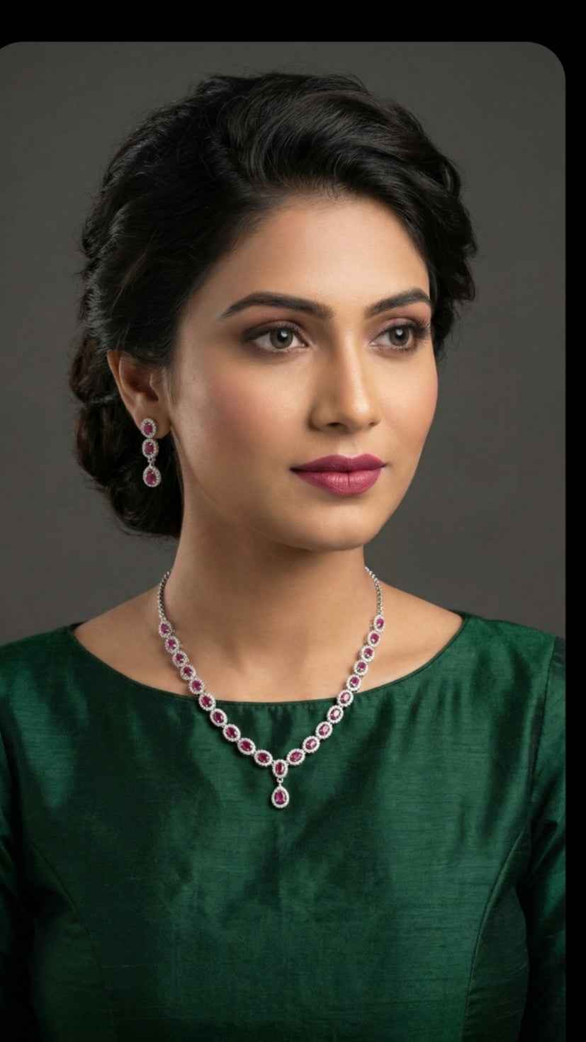 American Diamond Jewellery Collection Online in India | Tiyana Jewels