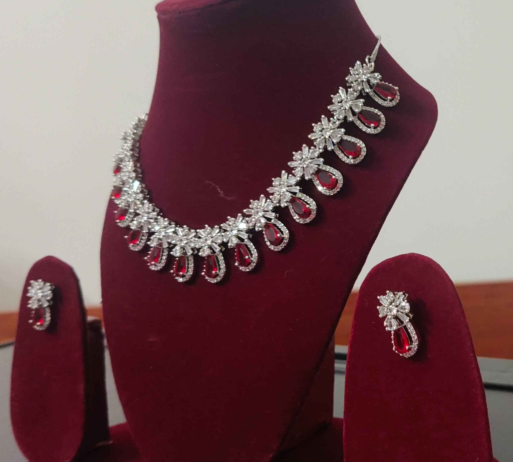 American Diamond Jewellery Set for Women | Elegant Wedding Collection – Tiyana Jewels