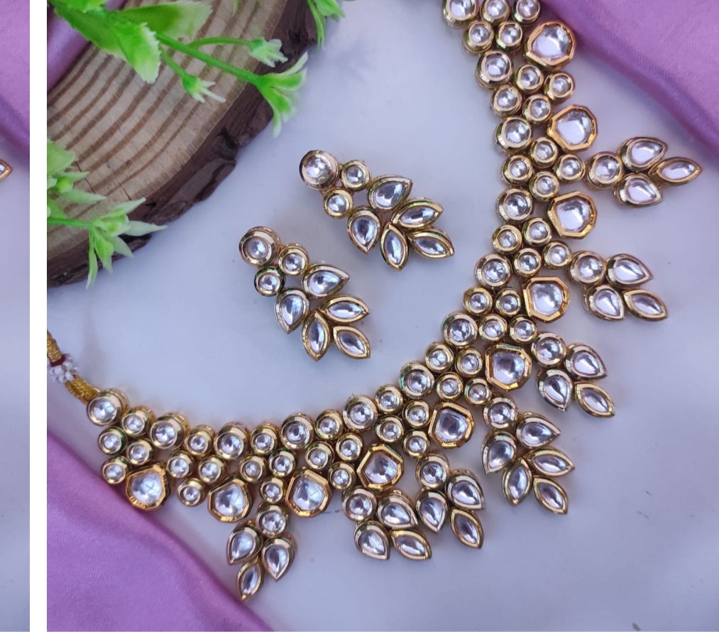 Bridal Collection Kundan Jewellery Set by TIYANA JEWELS