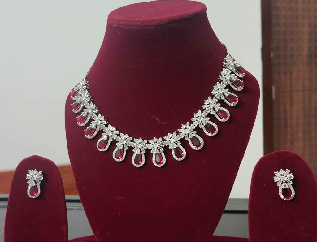 American Diamond Jewellery Set for Women | Elegant Wedding Collection – Tiyana Jewels