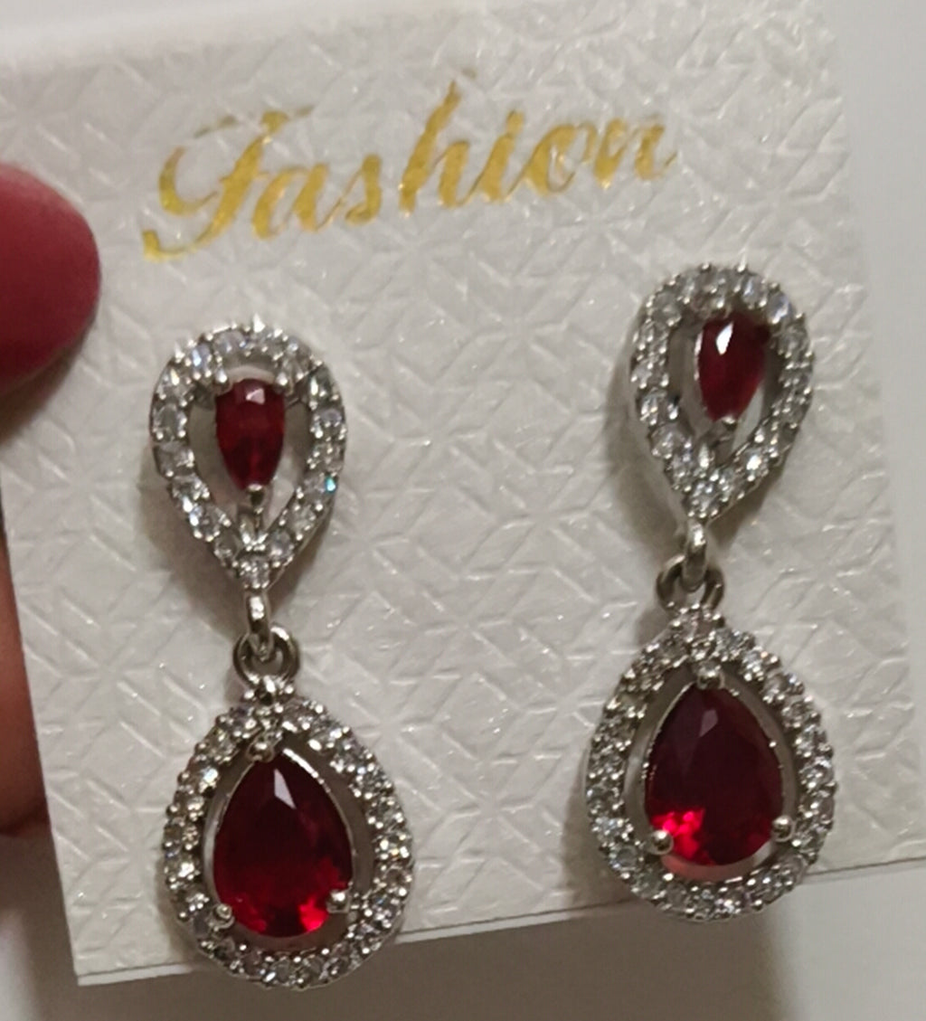 Classic American Diamond Stud Earrings