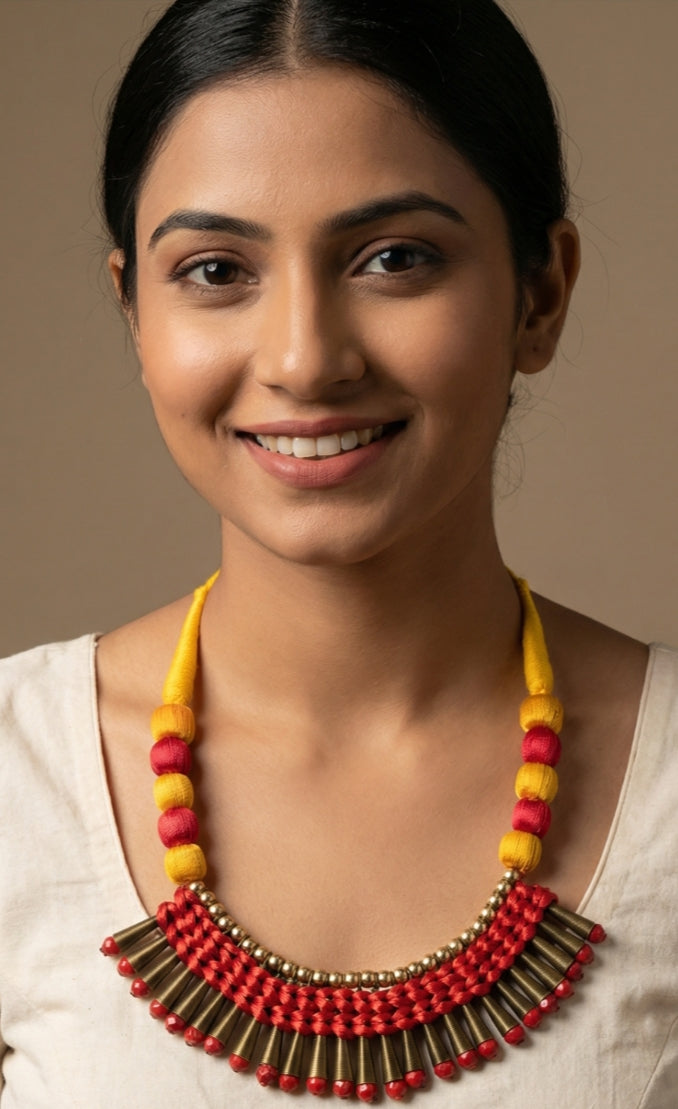 Handcrafted Silk Thread Jewellery for Women | Traditional & Party Wear – Tiyana Jewels ₹ 395.00