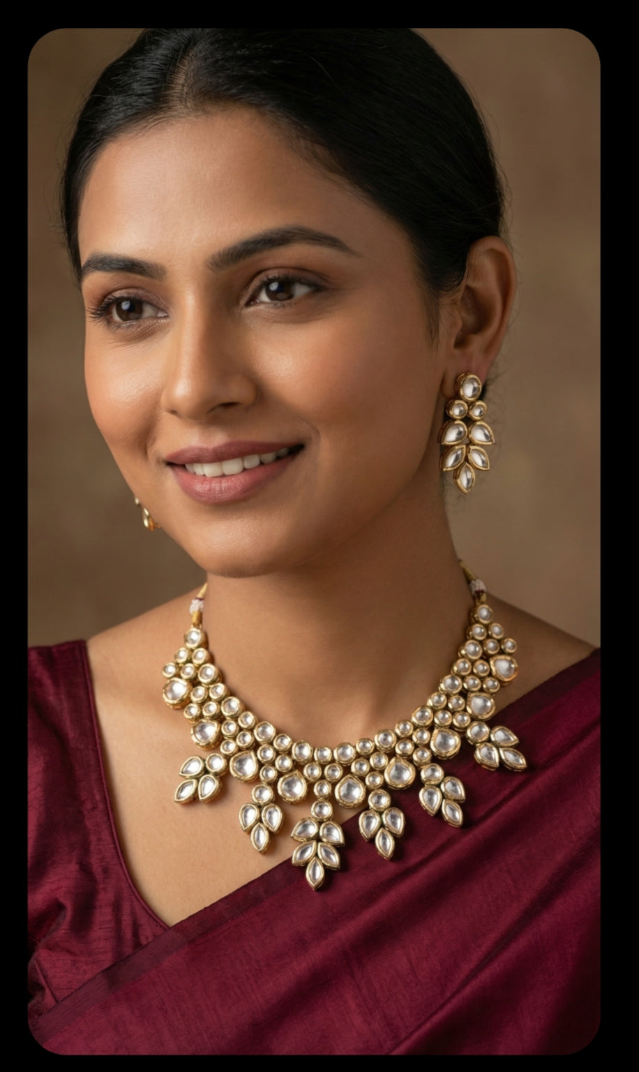 Bridal Collection Kundan Jewellery Set by TIYANA JEWELS