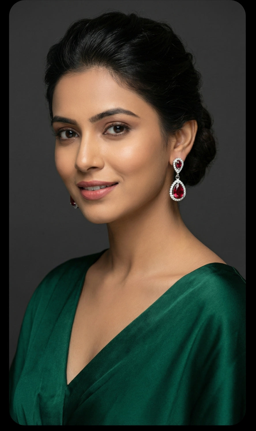 Classic American Diamond Stud Earrings