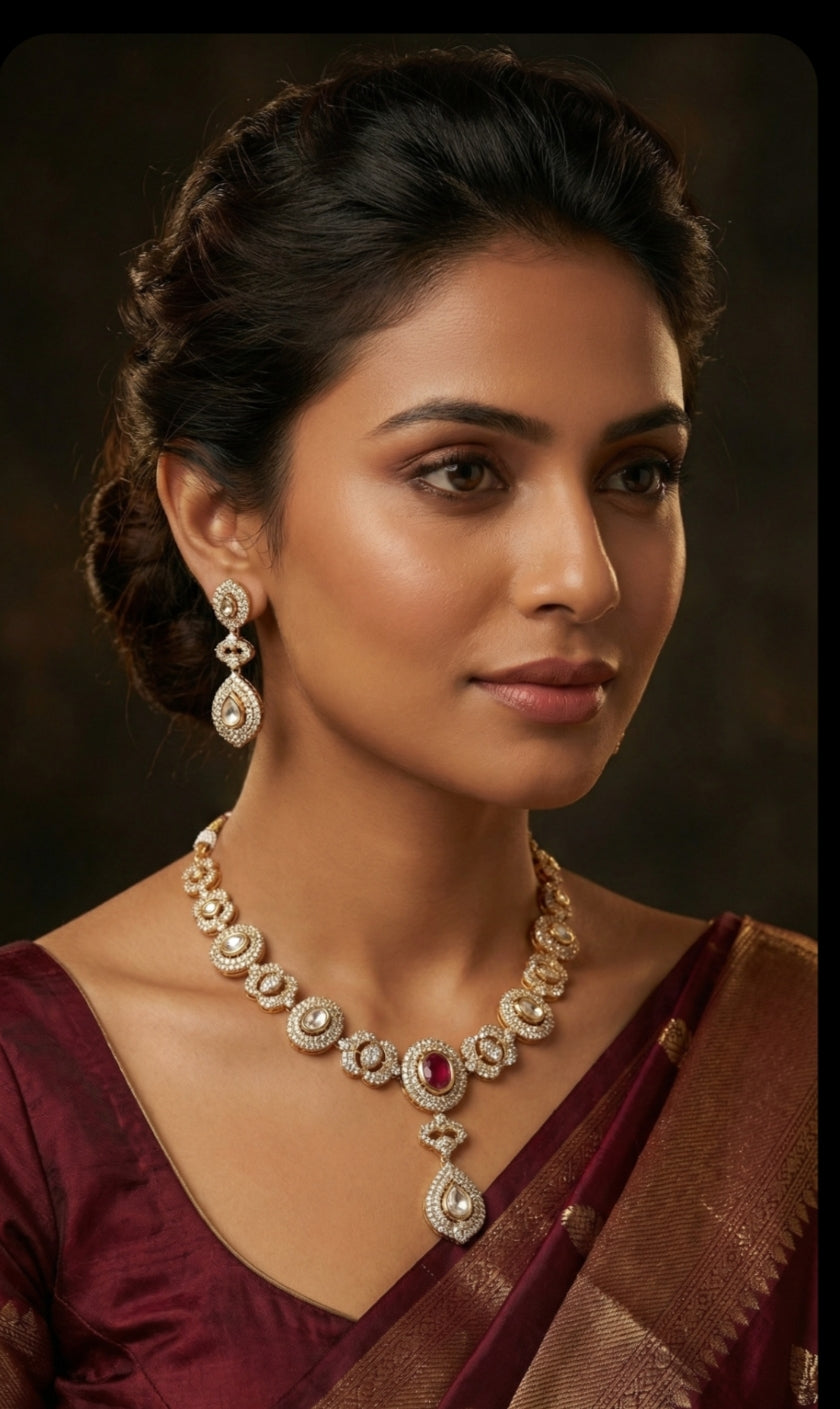 Bridal Kundan Jewellery Sets – Royal Indian Designs Online | TIYANA JEWELS ₹2795.00